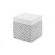 Cosy @ Home Box Zigzag Gray-white 10x10x10cm