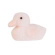Cosy @ Home Duck Flocked Light Pink 13x6,5xh8cm Synt