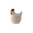 Cosy @ Home Chicken Beige 8x13xh11cm Textile