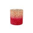 Cosy @ Home Tealight Holder Glitter Degrade Red 8x8x