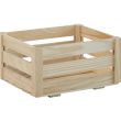 Solid Pine Wood Storage Box 13x25x19cm
