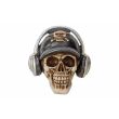 Skull Cap Headphones Multi-color 16,5x14xh15,3cm Polyresin
