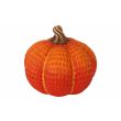 Pumpkin Bicolor Orange 13,5x13xh12cm Round Polyresin
