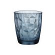 Bormioli Diamond goblet 30 cl ocean blue set 3