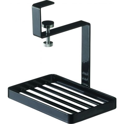 Under-shelf soap tray - Tower - black