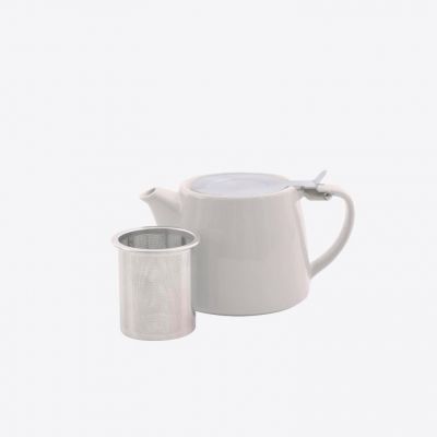 Point-Virgule teapot with infuser mat off-white 500ml