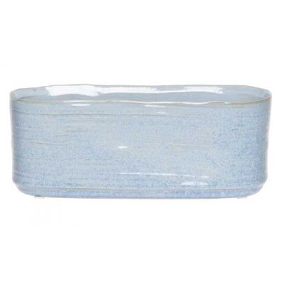 Cosy @ Home Planter Blue Jeans 25x11xh10cm Oval Ston