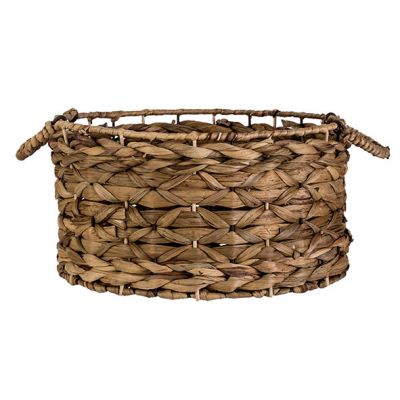 Cosy @ Home Basket Nature 34x34xh18cm Round Seagrass