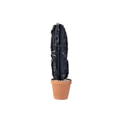 Cosy @ Home Cactus In Tc Pot Blue Jeans 14xh52cm Tex