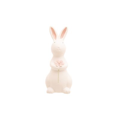 Rabbit Flower White 7.8x7.2x18.5cm Other Ceramic