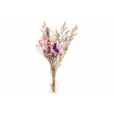 Bouquet Dried Flowers Mix Pinkxh30cm