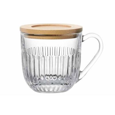 Ouessant Coffee Cup 27cl Set2 Withbamboo Lids