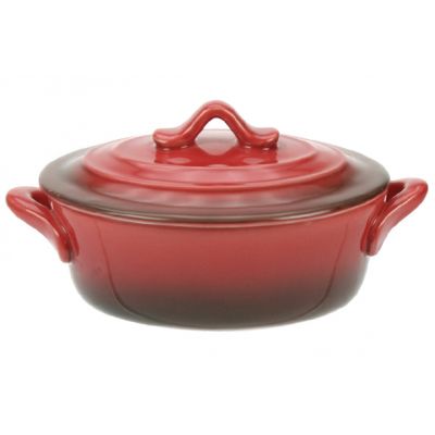 Cosy & Trendy Red Ovendish Oval With Lid 16,5x13xh6,5