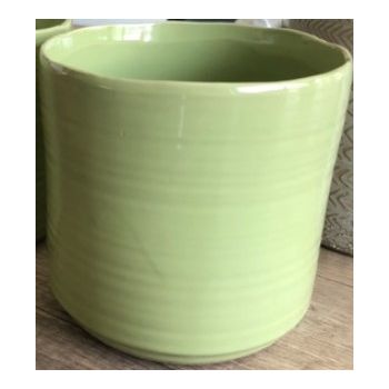 Cosy @ Home Flowerpot Olive Green 13x13xh12,5cm Cyli