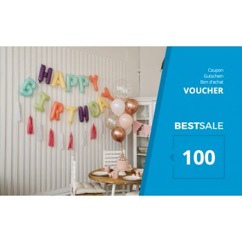 BestSale Shop Voucher €25 – €500 / Birthday Balloon