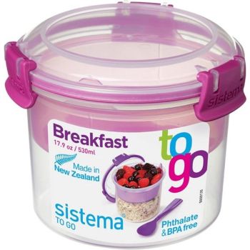 Sistema To Go breakfast bowl with compartment 530ml