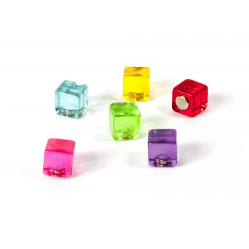 Magnet Colour cube - set of 6 assorted