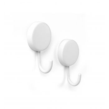 Magnetic hook - White mamba - set of 2 white