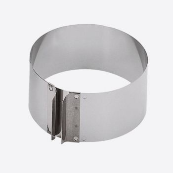 Kaiser stainless steel adjustable cake setting ring H 7cm