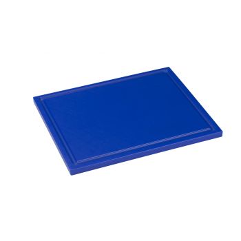 Interlux Cutting board with groove - 325x265x15mm - Blue