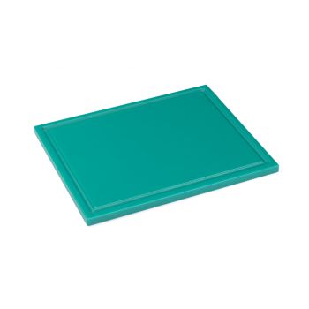 Interlux Cutting board with groove - 530x325x15mm - Green