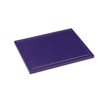 Interlux Cutting board with groove - 530x325x15mm - Purple