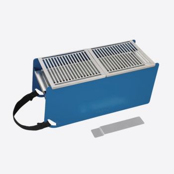 Cookut Yaki metal table barbecue blue 41x18x17cm