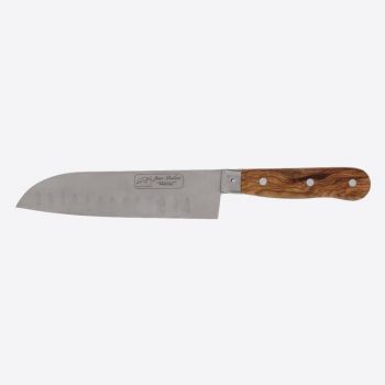 Jean Dubost santoku knife with olive wood handle 16cm