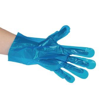 Vegware composteerbare handschoenen voor voedselbereiding blauw - medium (2400 stuks)