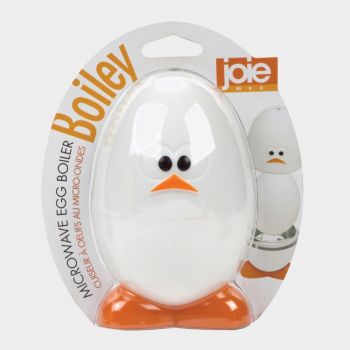 Joie Egghead individual egg boiler for microwave in plasticand aluminum white Ø 7.6cm H 12cm