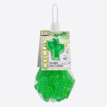 Joie Cactus set of 20 reusable icecubes green