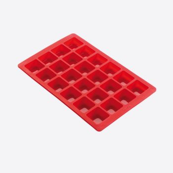Lékué silicone baking mold for 24 mini brownies red 29x18.6x2cm