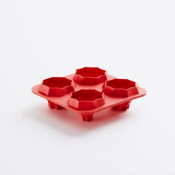 Lékué Origami Bites Piramids silicone baking mould for 4 fortune cookies 14x14x4.1cm