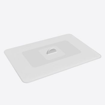 Lékué rectangular lid in silicone transparant 35x25x2.5cm