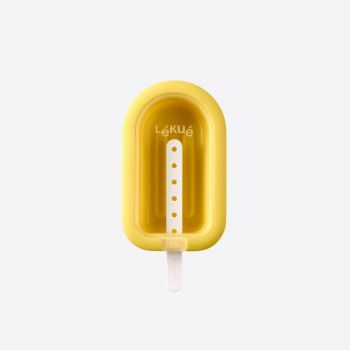 Lékué ice cream shape in silicone and plastic yellow 16.5x7.5x2.6cm