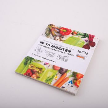 Lékué cookbook 'Van de keuken tot de tafel in 10 minuten' NL