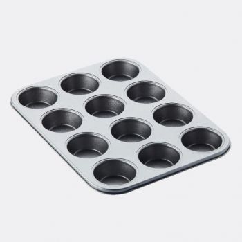 Point-Virgule baking mould with non-stick coating for 12 muffins 35x27x3cm