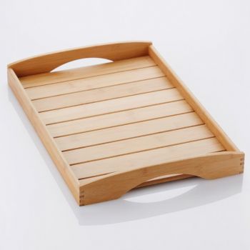 Point-Virgule bamboo serving tray 48x33x6cm