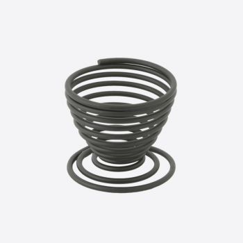 Point-Virgule Wire egg cup black 5x5x5cm