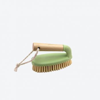 Point-Virgule bamboo and recycled plastic scrubbing brush with handle 14.5x7x9.5cm