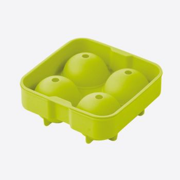 Point-Virgule silicone ice ball mold for 4 balls green ø 6cm
