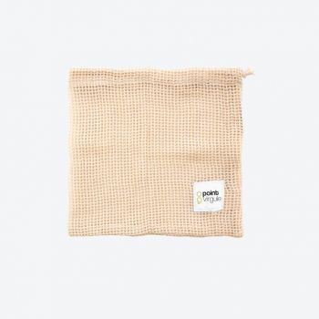 Point-Virgule reusable cotton mesh bag for vegetables and fruit 25x20cm