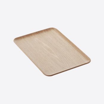 Point-Virgule rectangular serving tray colour of wood 33x23cm