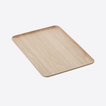 Point-Virgule rectangular serving tray colour of wood 39x27cm