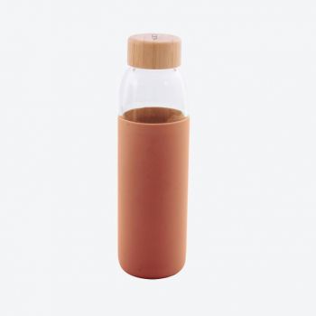 Point-Virgule glass bottle with silicone sleeve copper 580ml