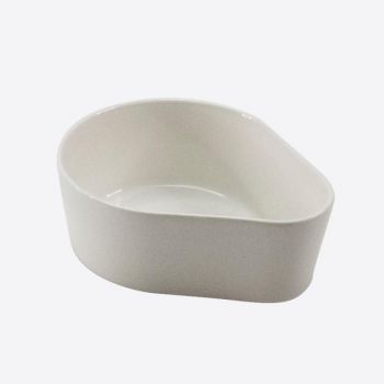 Moments by Point-Virgule porcelain bowl by Alain Monnens 20x16x7.5cm