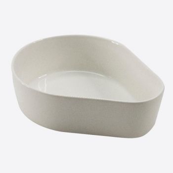 Moments by Point-Virgule porcelain bowl by Alain Monnens 25x20x7.5cm