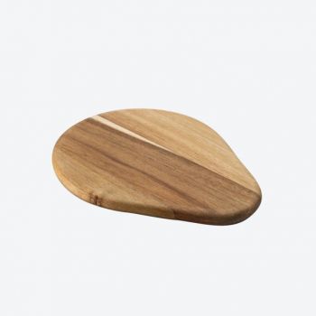 Moments by Point-Virgule acacia wood serving board medium by Alain Monnens 25x20x1.5cm