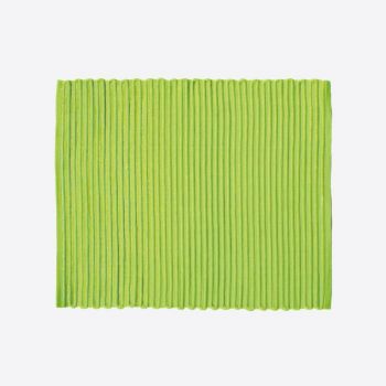 Point-Virgule ribbed placemat green 35x45cm