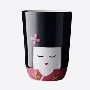 QDO Folklore double-walled porcelain thermal cup Komachi - Japan 210ml